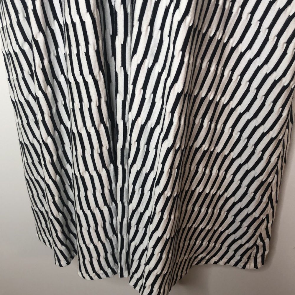 Anthropologie Maeve Striped Faux Wrap Midi-Dress size Medium - Picture 11 of 11